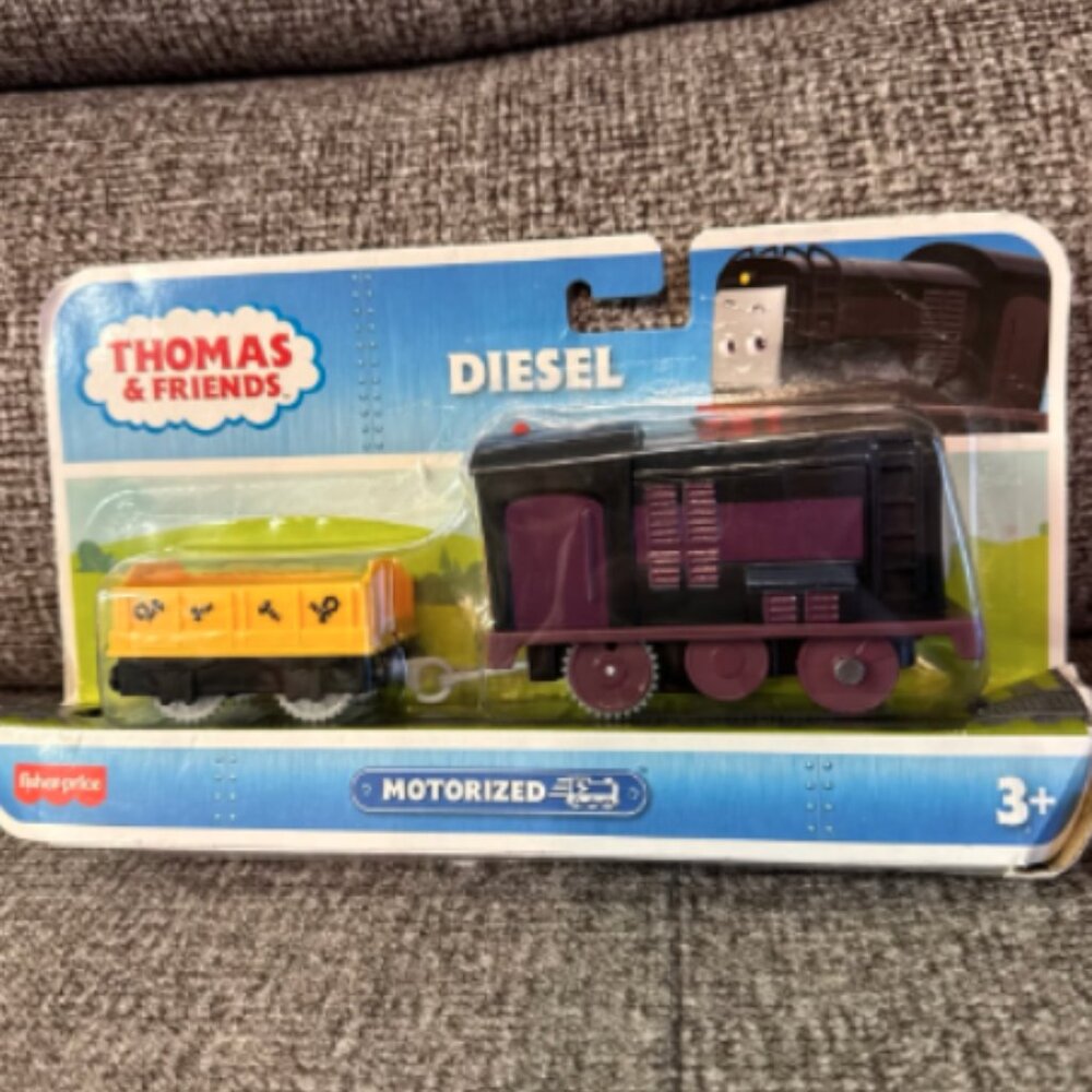 Thomas & Friends Motorized Diesel Fisher Price New but Bent Box